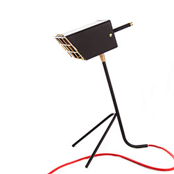 VALLY TABLE LAMP, made from recycled metal by KASKI DESIGN.