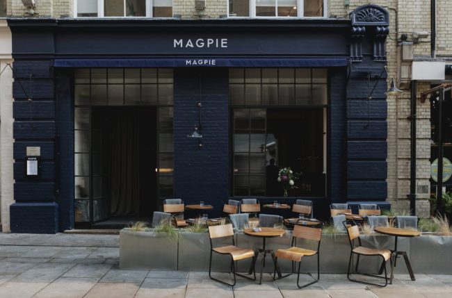 Restaurant Magpie Bespoke Outdoor lights
