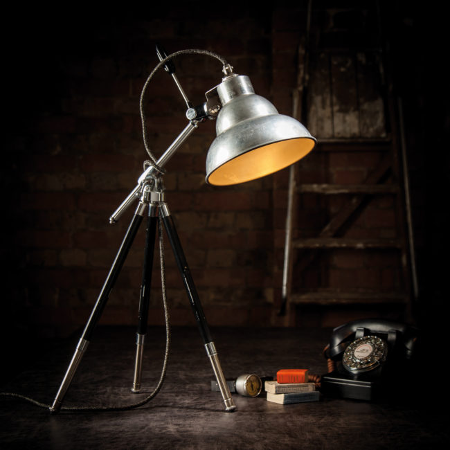 Repurposed Vintage Photax Studio Light
